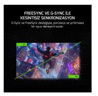 GAMEPOWER Lucid S50 24.5¨ 500Hz 0.2Ms Fast VA E Spor 10 Bit Pivot FHD RGB Gaming Monitör - 2